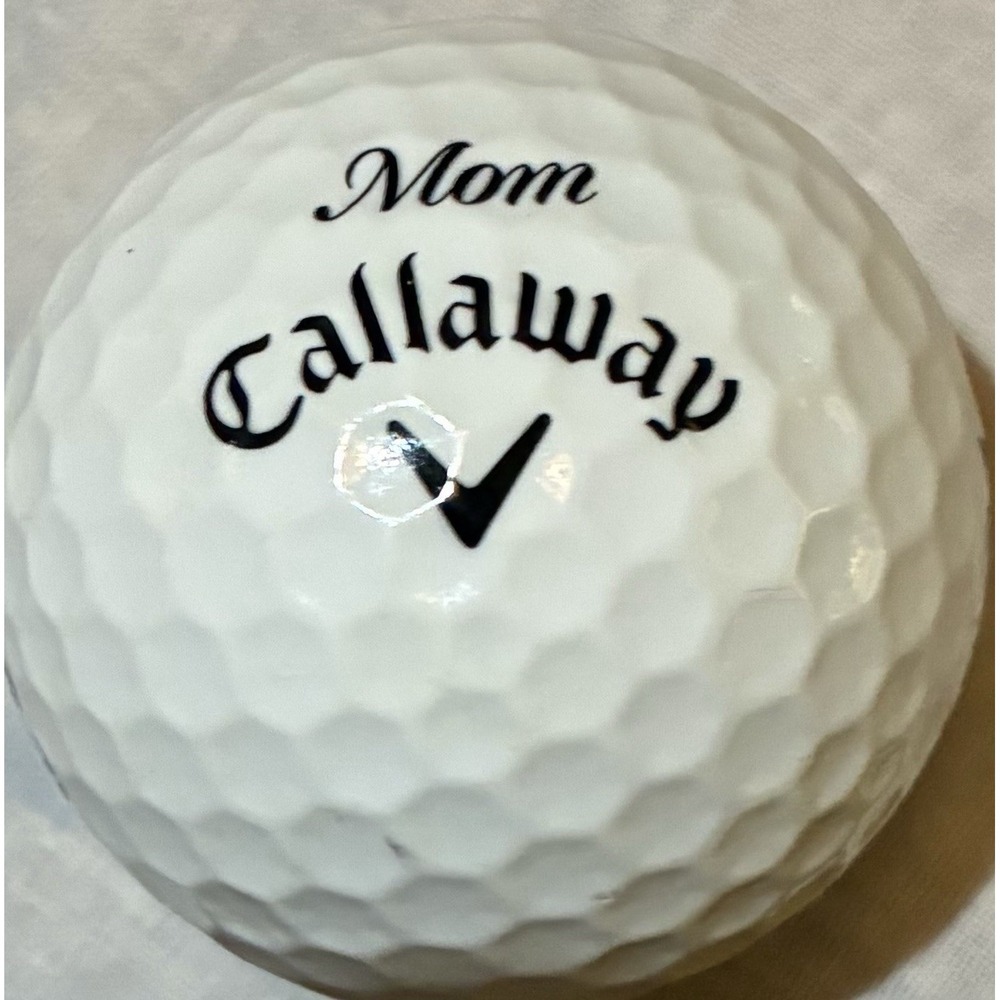 White Callaway Special Edition Mothers Day Golf Ball‎ Supersoft
